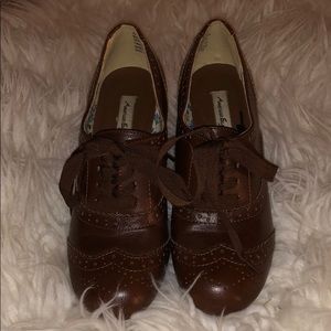 vintage inspired oxford heels